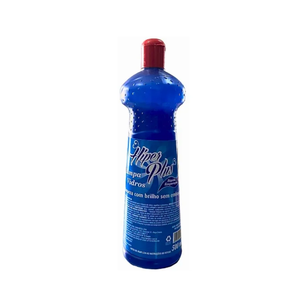 LIMPA VIDROS 500 ML HIPER PLUS