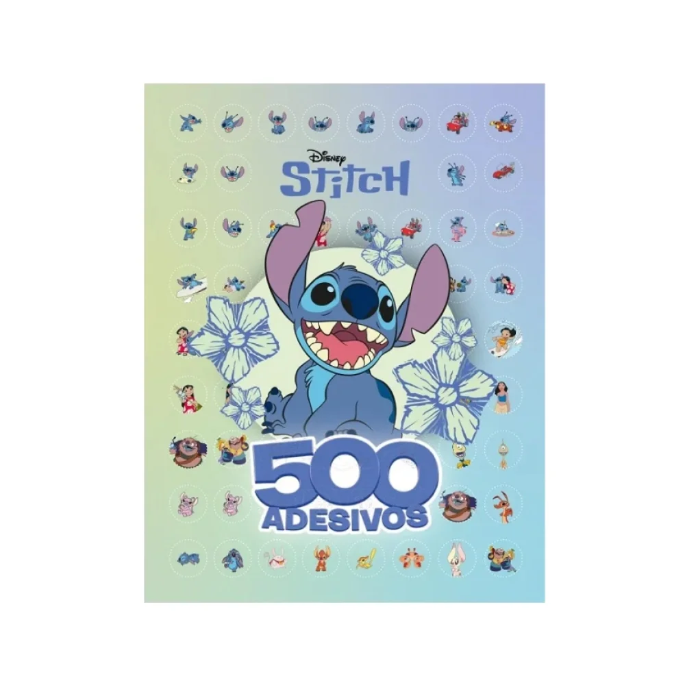 LIVRO 500 ADESIVOS STITCH CULTURAMA