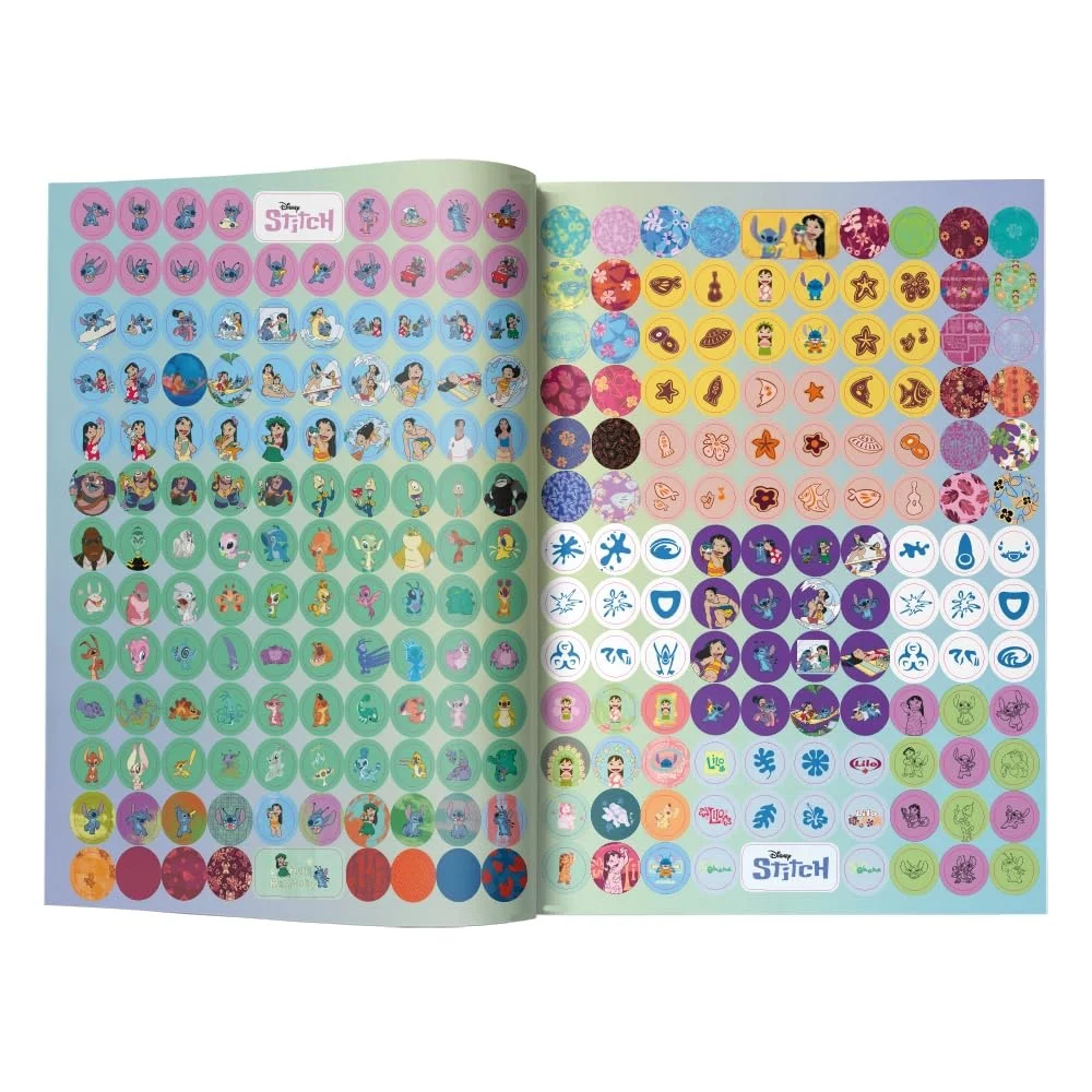 LIVRO 500 ADESIVOS STITCH CULTURAMA