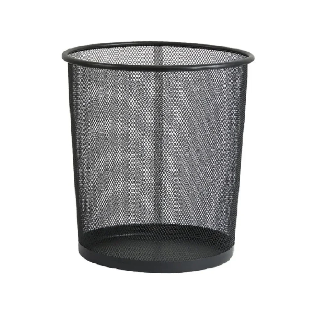 LIXEIRA TELADA 10L METAL PRETA 508 TN