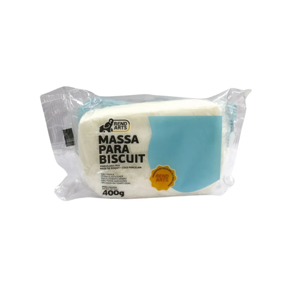 MASSA DE BISCUIT 400G NATURAL REND ARTS