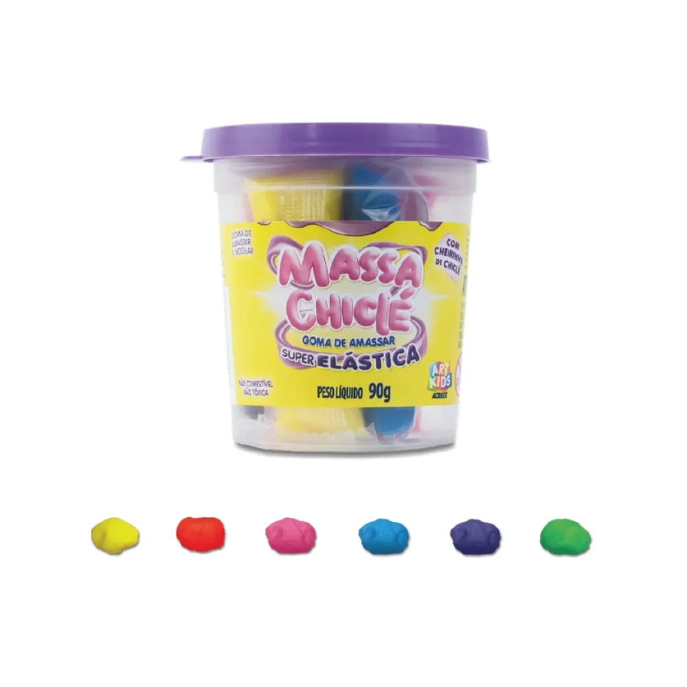 MASSA P/ MODELAR 90G MASSA CHICLE 076150000 ACRILEX