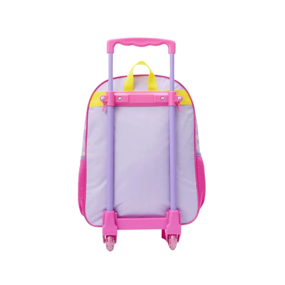 MOCHILA C/ RODINHA MEDIA UNICORNIO + LANCHEIRA E ESTOJO XERYUS