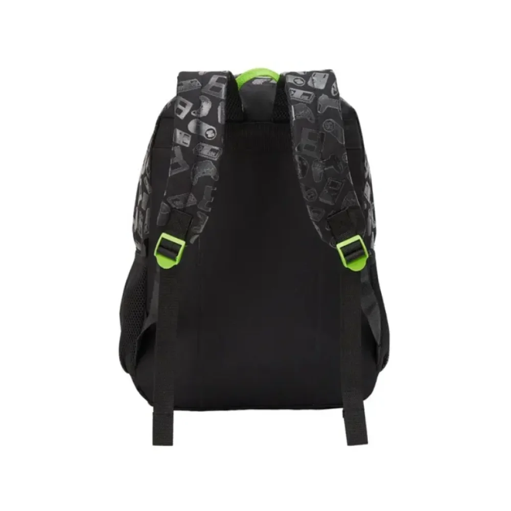 MOCHILA ESCOLAR GRANDE COLLEGE GAME PRETA 13851 XERYUS