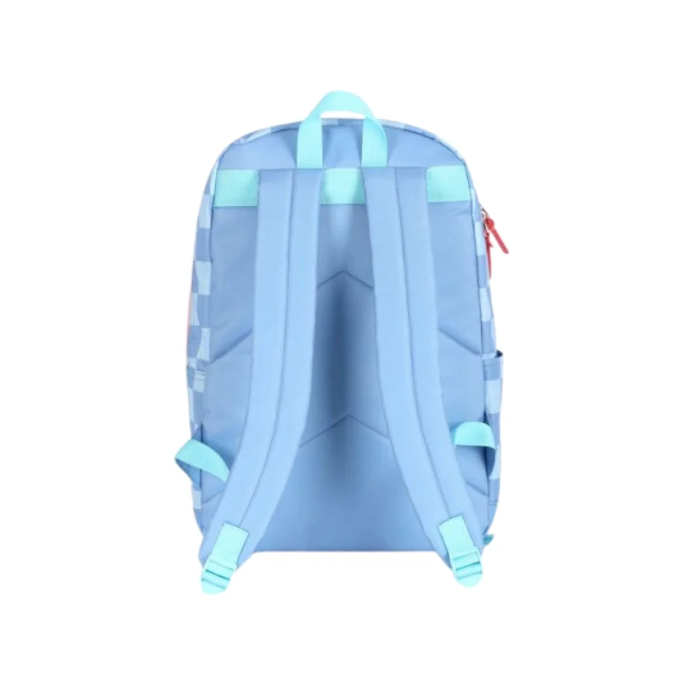 MOCHILA ESCOLAR STITCH AZUL MS47735SC-AZ LUXCEL
