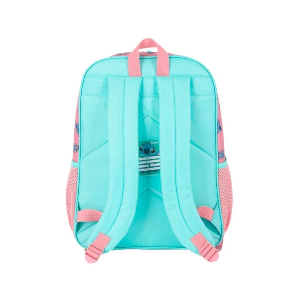 MOCHILA ESCOLAR STITCH VERDE IS41531SC-VD LUXCEL