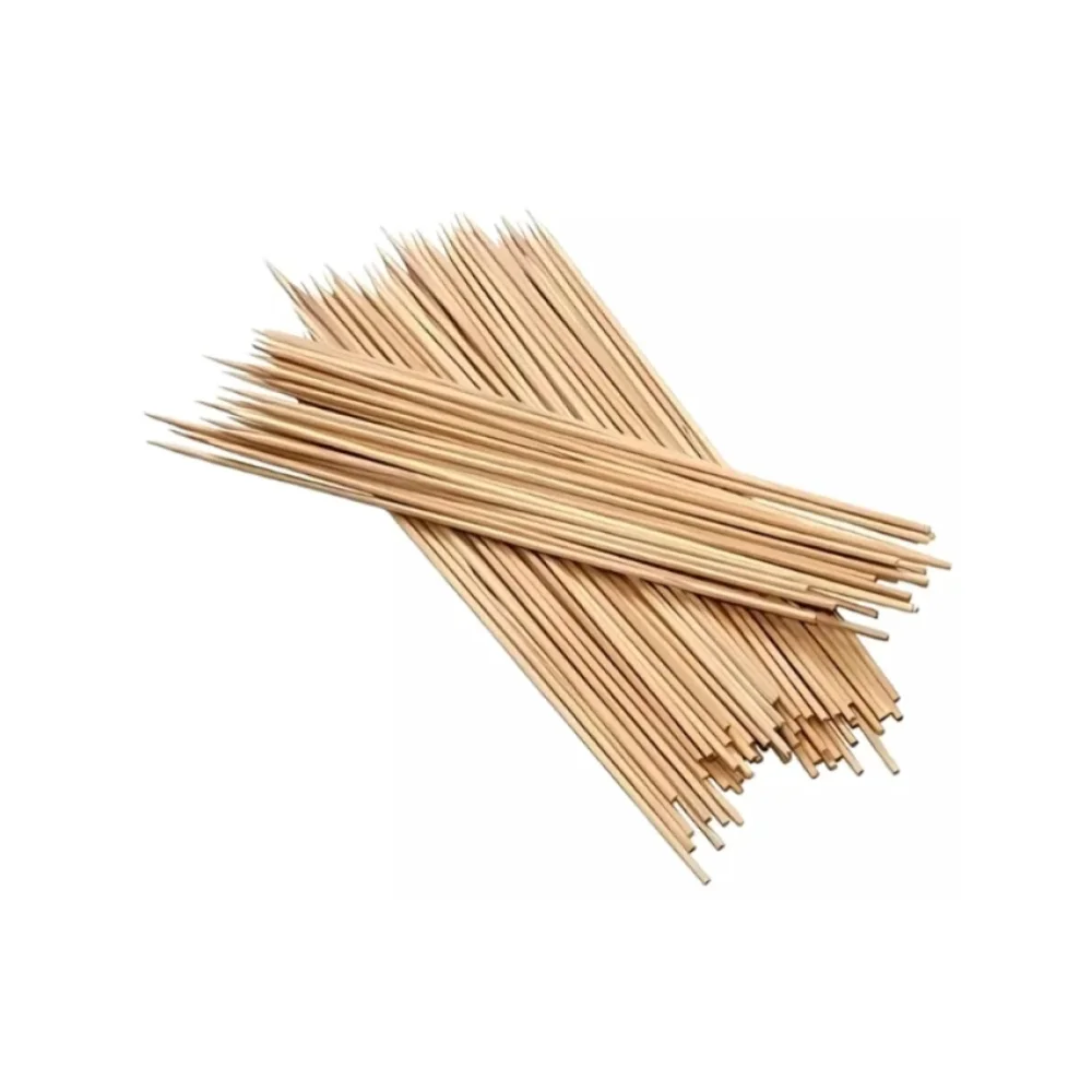 PALITO P/ CHURRASCO BAMBU 18 CM C/ 50 UN NATURAL