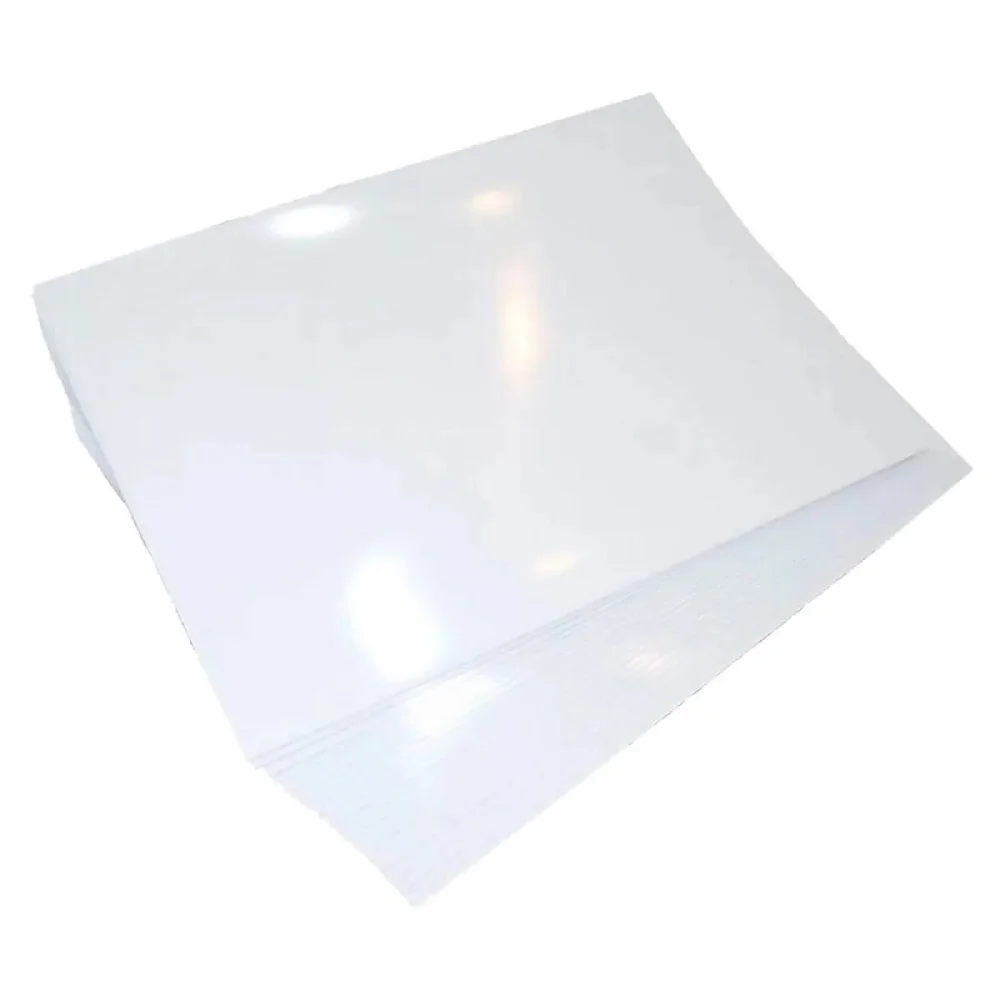 PAPEL FOTO GLOSSY A-4 130G ADESIVO C/ 50 FLS MASTERPRINT