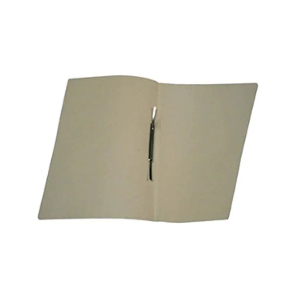 PASTA PAPELAO PLASTIFICADA C/ GRAMPO TRILHO METAL VERDE ICL