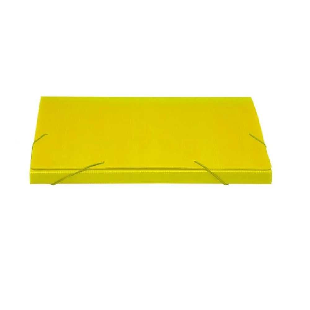 PASTA POLIONDA C/ ABA ELÁSTICA 20 MM AMARELA 20206 POLIBRAS
