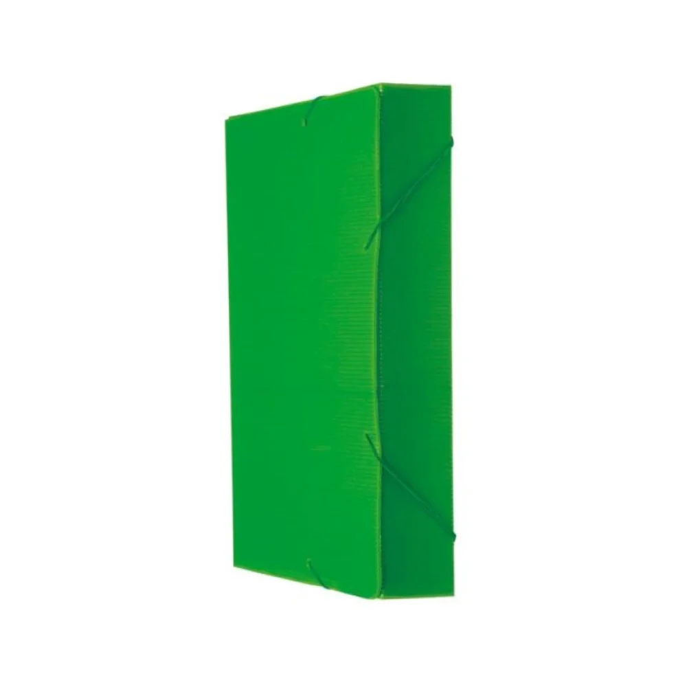 PASTA POLIONDA C/ ABA ELÁSTICA 55 MM VERDE 020408 POLIBRAS