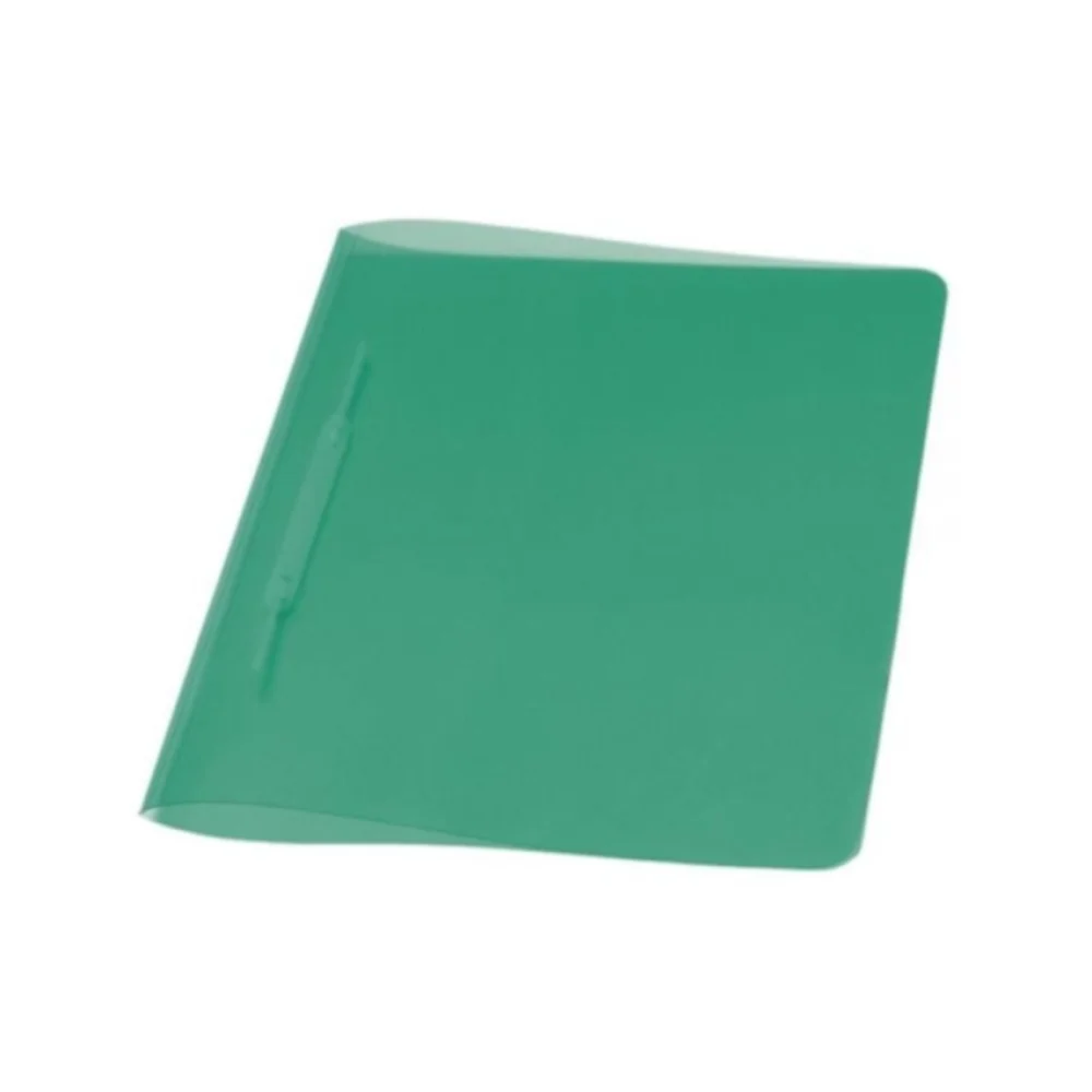 PASTA PP C/ GRAMPO TRILHO PLASTICO VERDE DELLO