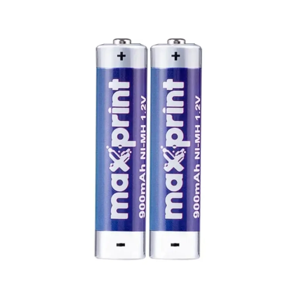 PILHA AAA RECARREGÁVEL 900 MAH C/ 2 UN 75000045 MAXPRINT