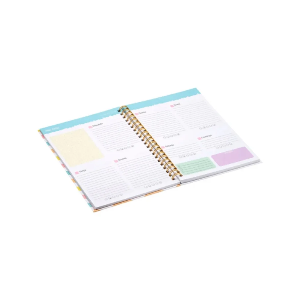 PLANNER CAPA DURA 130 X 188 MM ENJOY 80 FLS NB5000 BRW