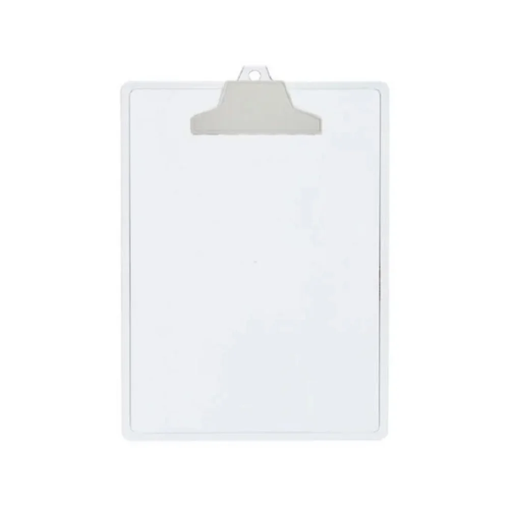 PRANCHETA PLÁSTICA CRISTAL PRENDEDOR PLASTICO 131-3 ACRIMET