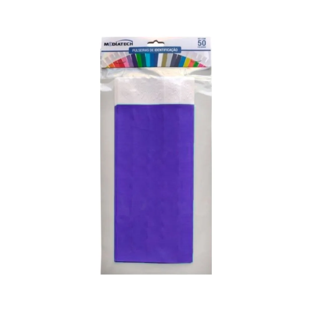 PULSEIRA P/ EVENTOS C/ 50 UN ROXO MEDIATECH