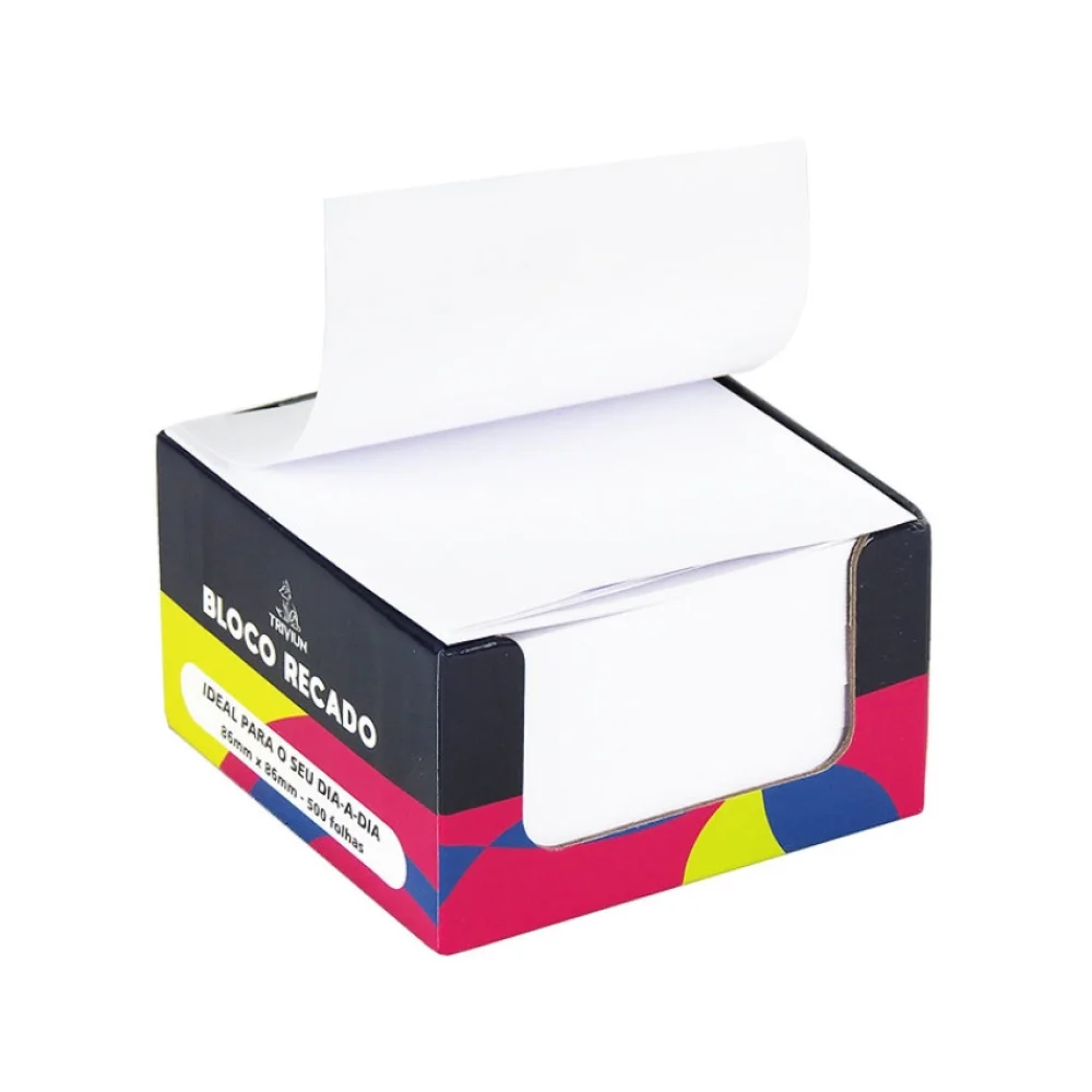 RASCUNHO CUBO 500 FLS BRANCO 555 TN