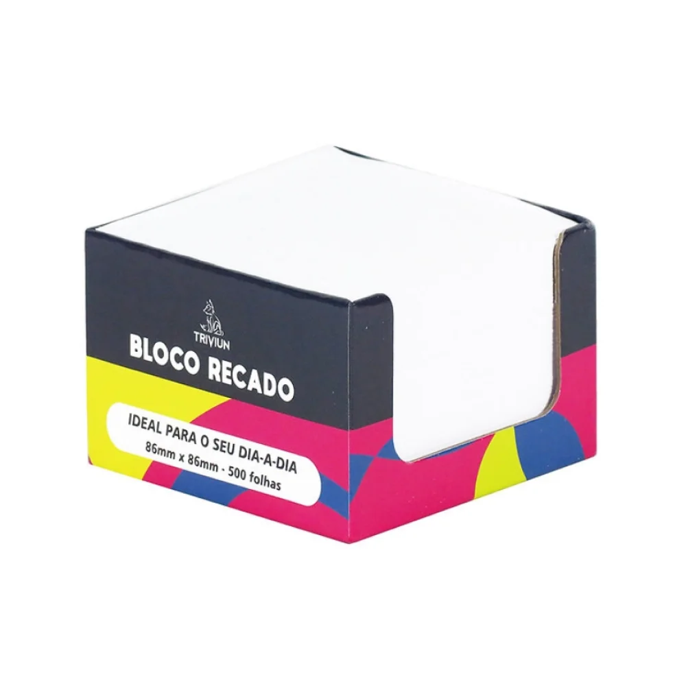 RASCUNHO CUBO 500 FLS BRANCO 555 TN