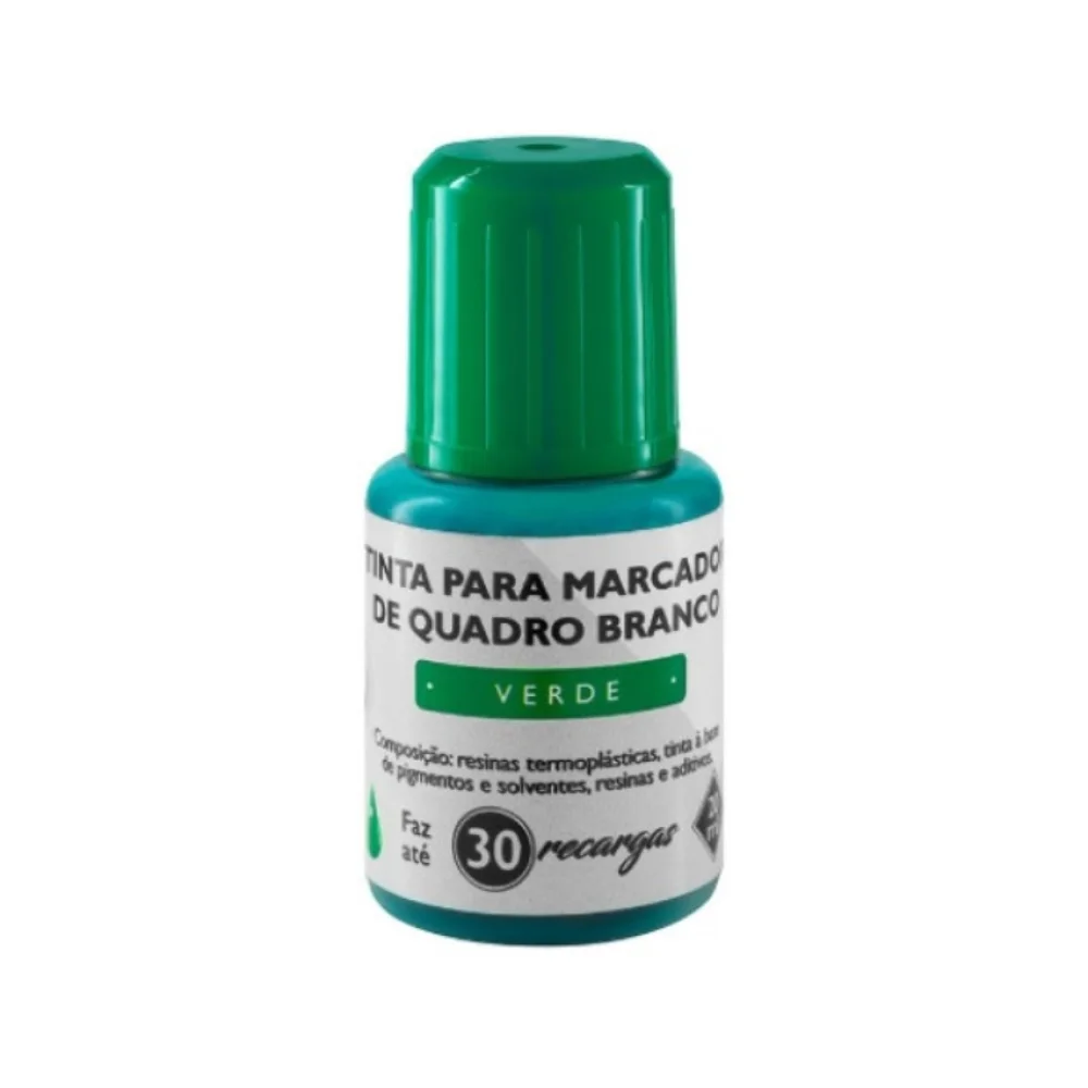 REABASTECEDOR PINCEL P/ QUADRO BRANCO 20 ML VERDE TR6004 BRW