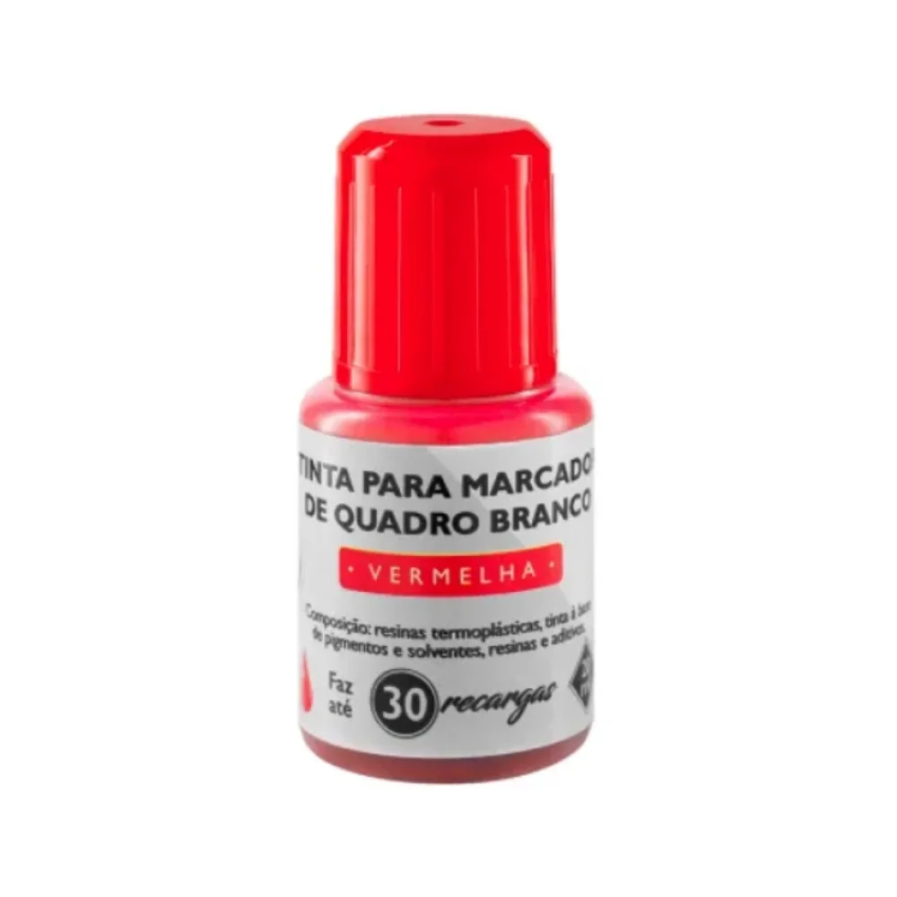 REABASTECEDOR PINCEL P/ QUADRO BRANCO 20 ML VERMELHO TR6003 BRW