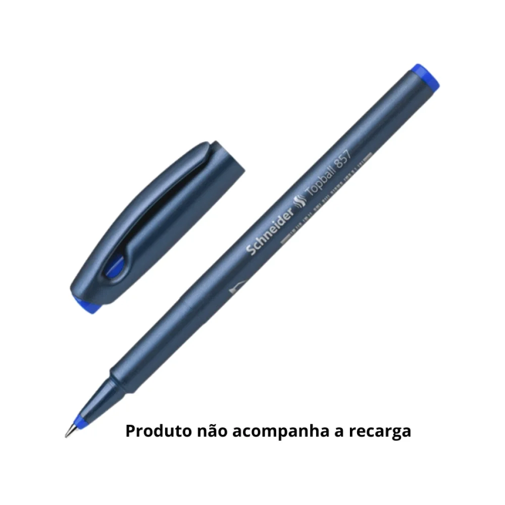 RECARGA P/ CANETA 857 COR AZUL TOPBALL ROOLER 850 SCHNEIDER
