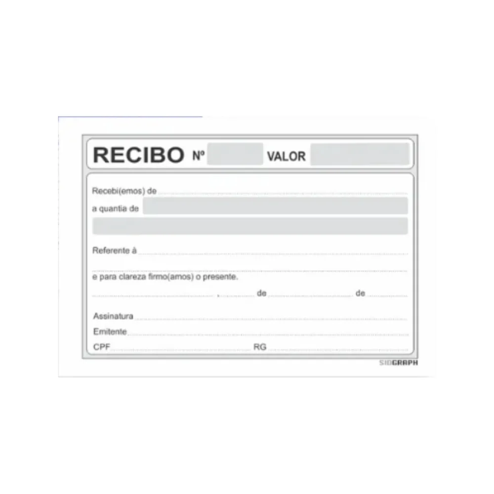 RECIBO COMERCIAL S/ CANHOTO 50 FLS 4017 SIDGRAPH