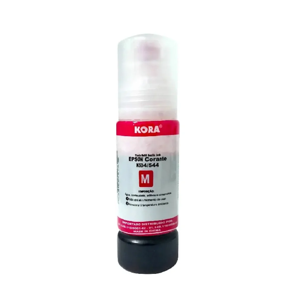 REFIL DE TINTA COMPATÍVEL EPSON 504/544 70 ML MAGENTA KORA