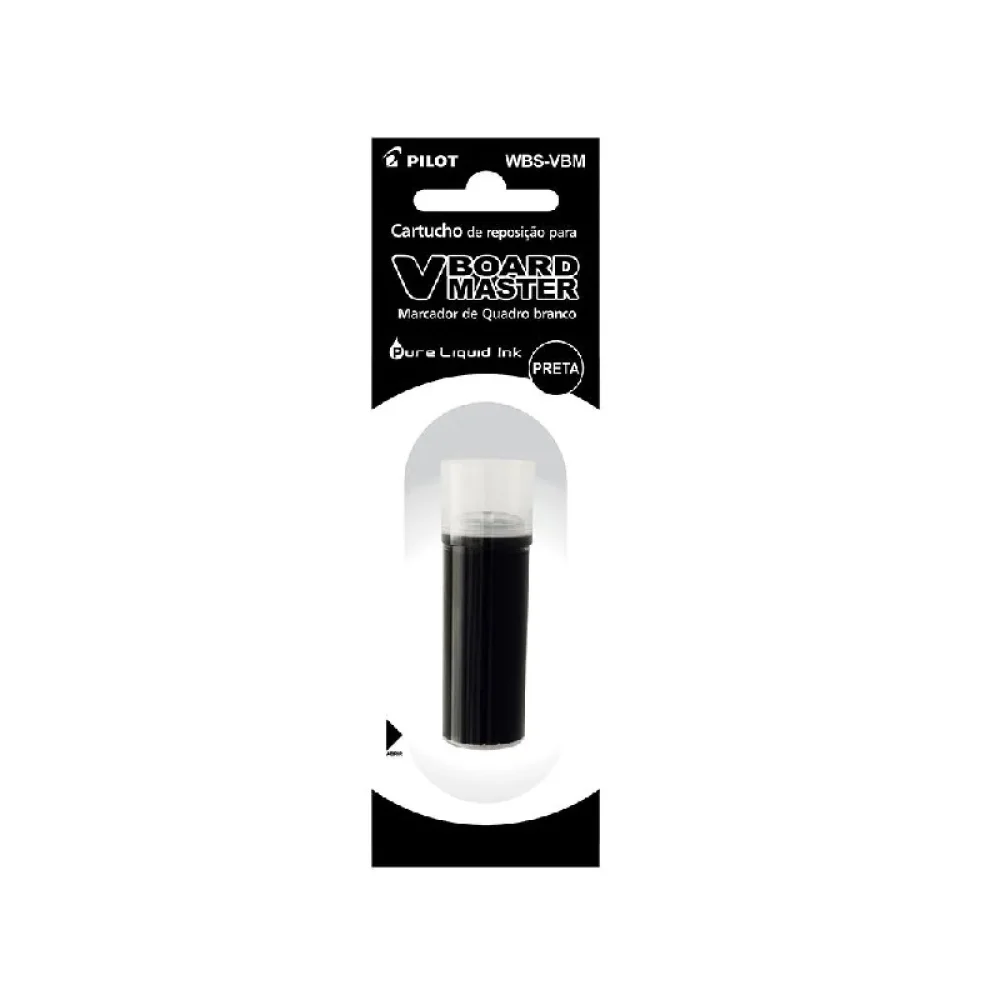 REFIL P/ CANETA QUADRO BRANCO PRETA WBS PILOT
