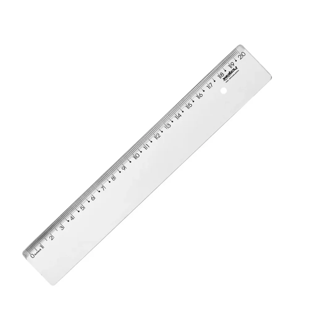 RÉGUA 20 CM PLÁSTICA 10270005 MAXCRIL