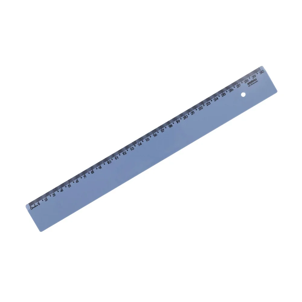 RÉGUA 30 CM NEW LINE AZUL PASTEL 10270095 MAXCRIL