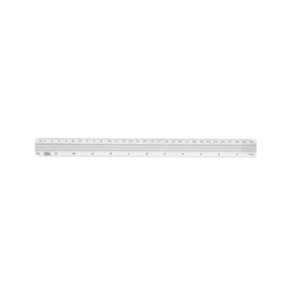 RÉGUA 30 CM ALUMÍNIO RE1000 BRW