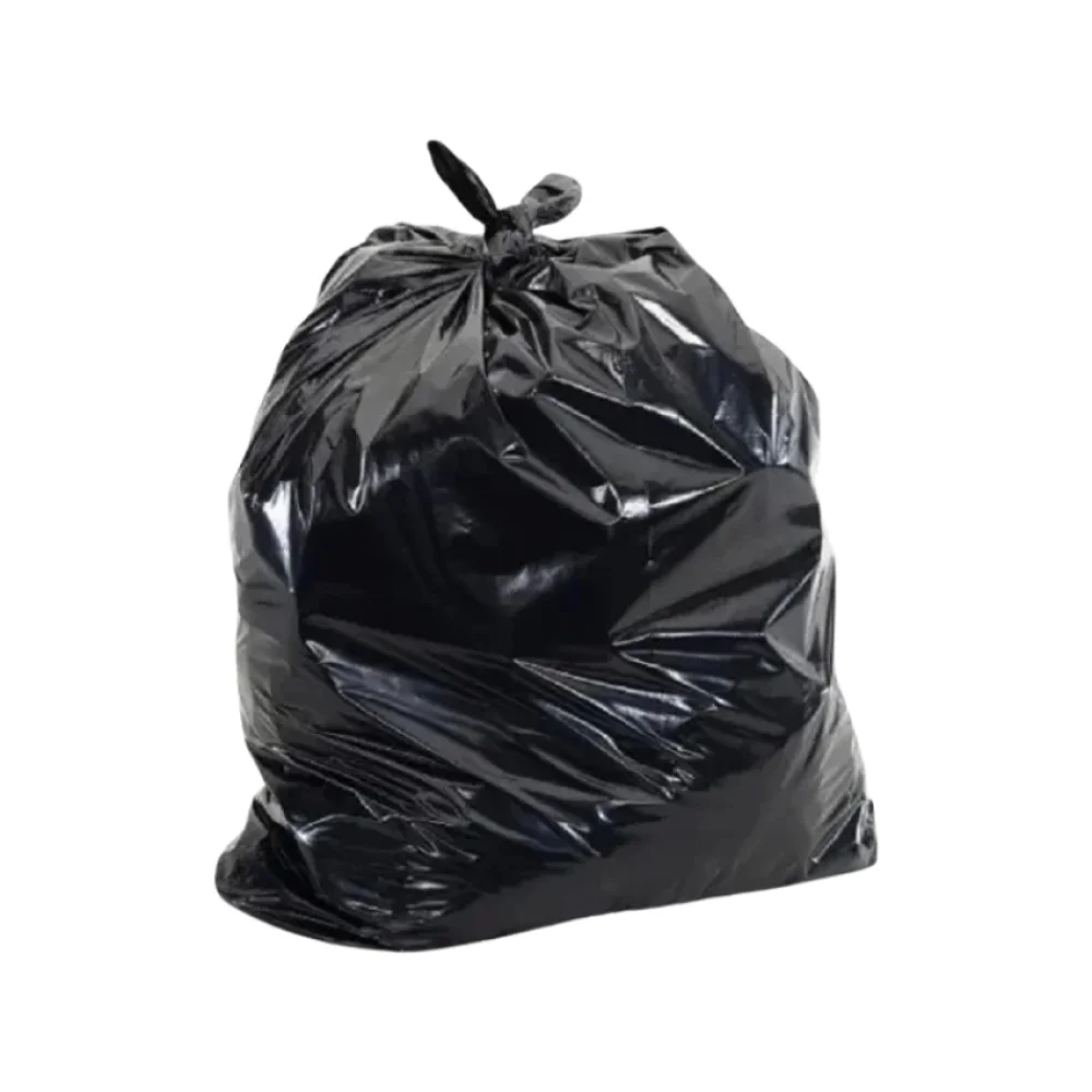SACO P/ LIXO PRETO 40 LITROS 57 X 59 CM X 0.4 MICRAS C/ 100 UN