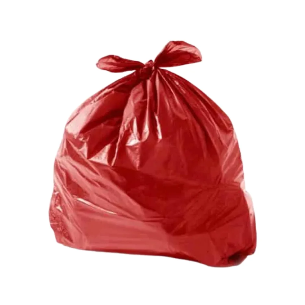 SACO P/ LIXO VERMELHO 20 LITROS 40 X 50 CM X 0.4 MICRAS C/ 100 UN