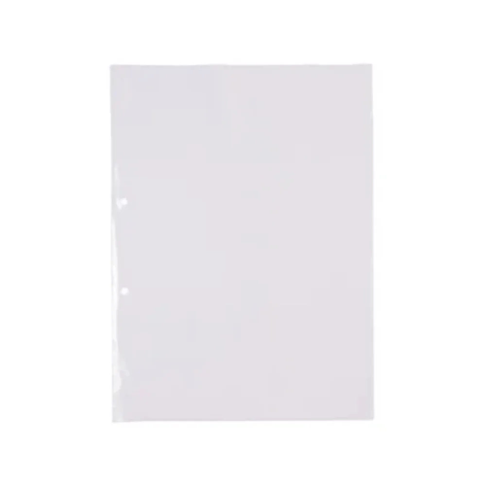 SACO PLASTICO 1/2 OFICIO FINO C/ 2 FUROS C/ 25 TN