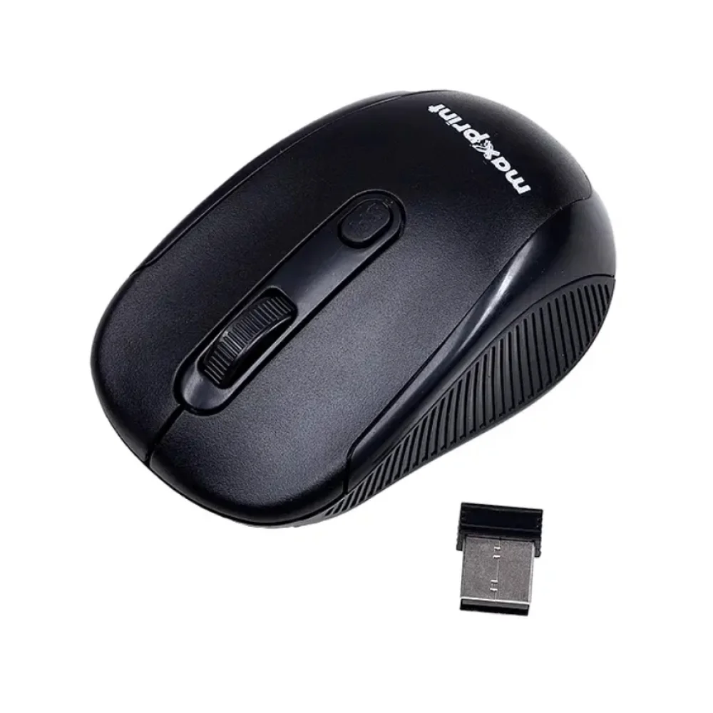 TECLADO E MOUSE S/ FIO CW1001 PRETO 60000157 MAXPRINT