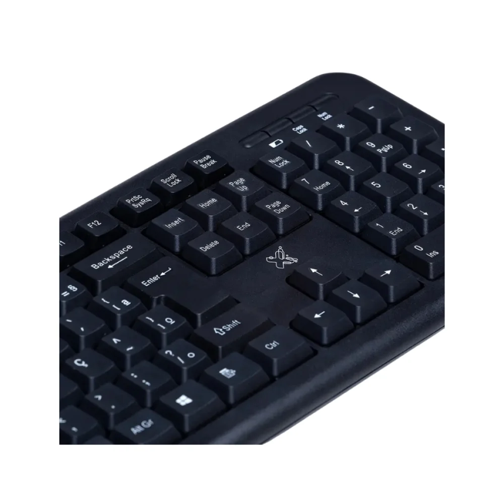 TECLADO E MOUSE S/ FIO EXAGON PRETO 60000146 MAXPRINT