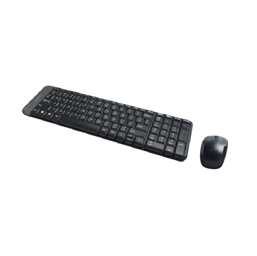 TECLADO E MOUSE S/ FIO MK220 PRETO LOGITECH