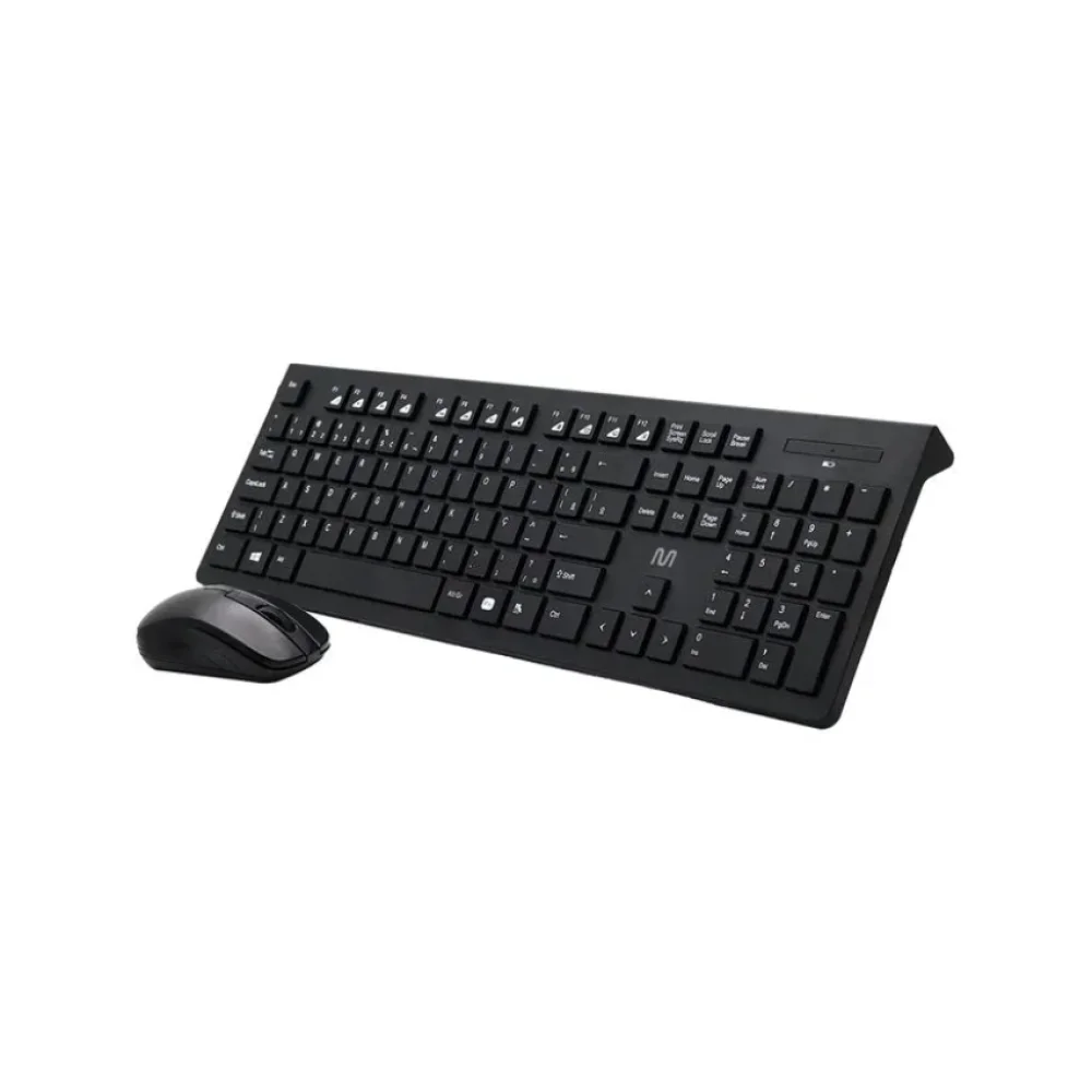TECLADO E MOUSE S/ FIO TC212 PRETO MULTILASER