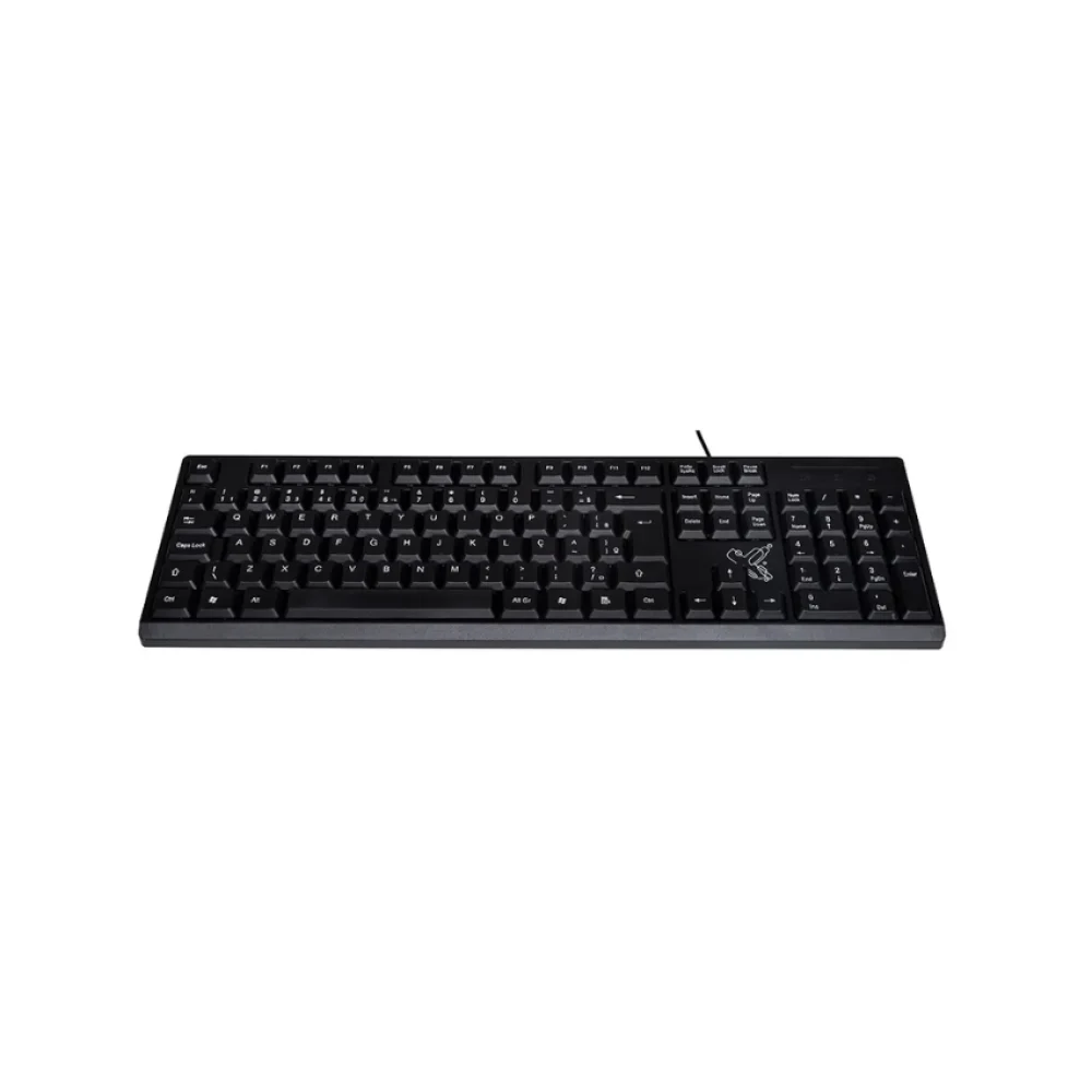 TECLADO USB PRETO UNIVERSITARIO 60000140 MAXPRINT