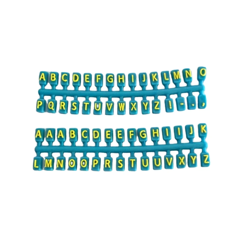 TESOURA ESCOLAR 14 CM C/ KIT ALFABETO AZUL 22544 ACRILEX