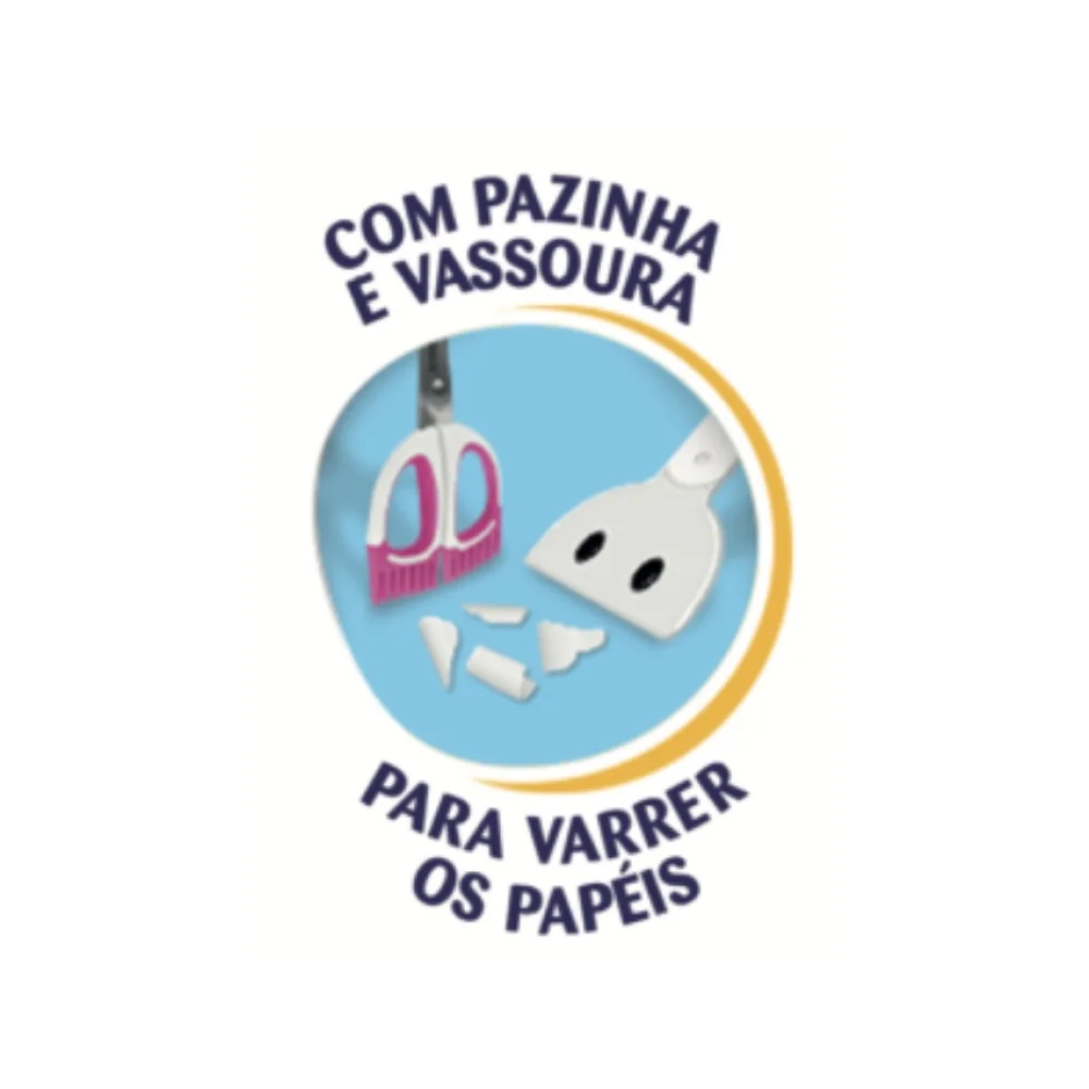 TESOURA ESCOLAR 14 CM VASSOURINHA CORES SORTIDAS 22546 ACRILEX