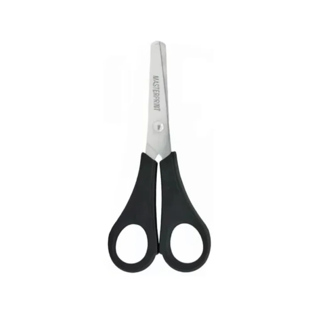 TESOURA ESCOLAR 13 CM PRETA MP502 MASTERPRINT