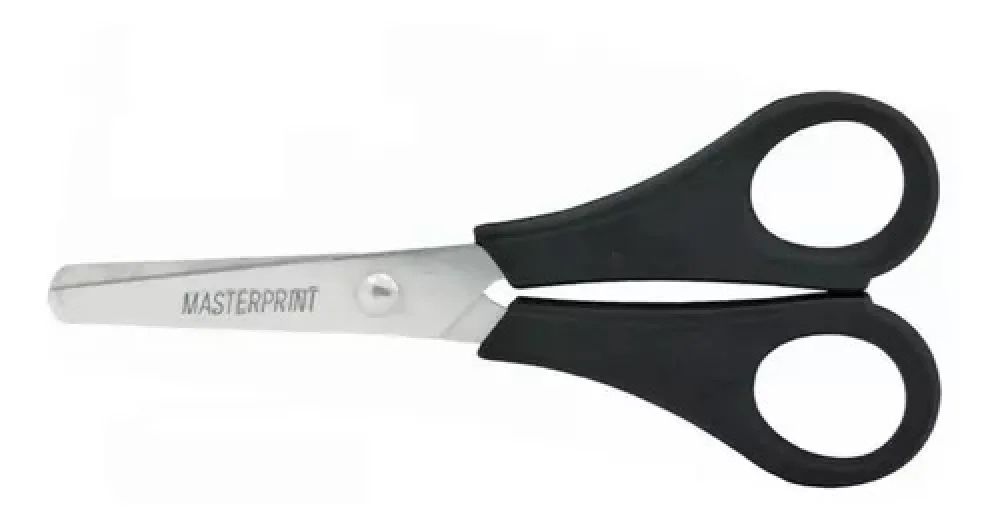 TESOURA ESCOLAR 13 CM PRETA MP502 MASTERPRINT