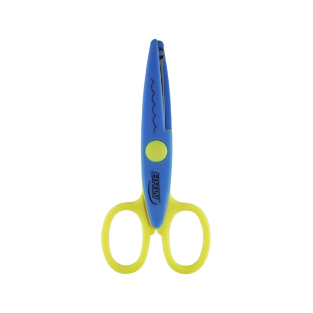 TESOURA PICOTAR 13 CM ONDA TE1003 BRW