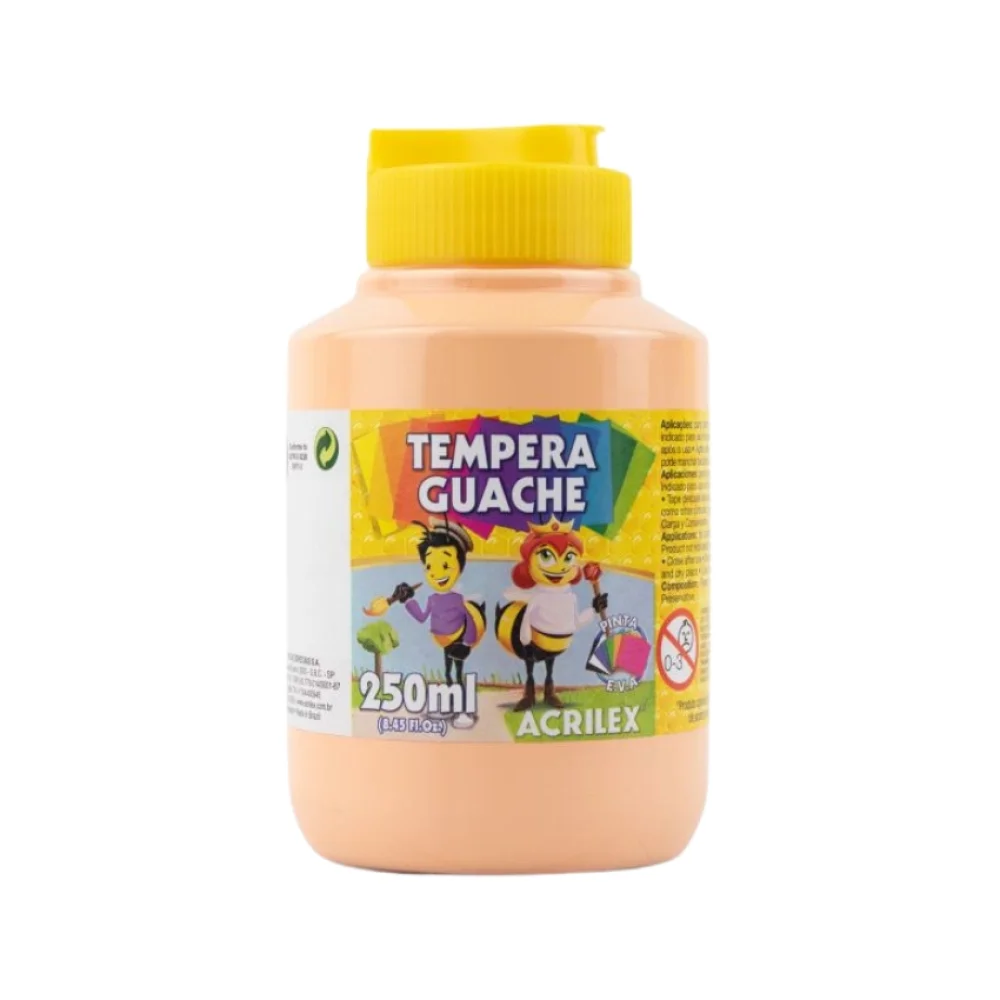 TINTA GUACHE 250 ML AMARELO PESSEGO 538 ACRILEX