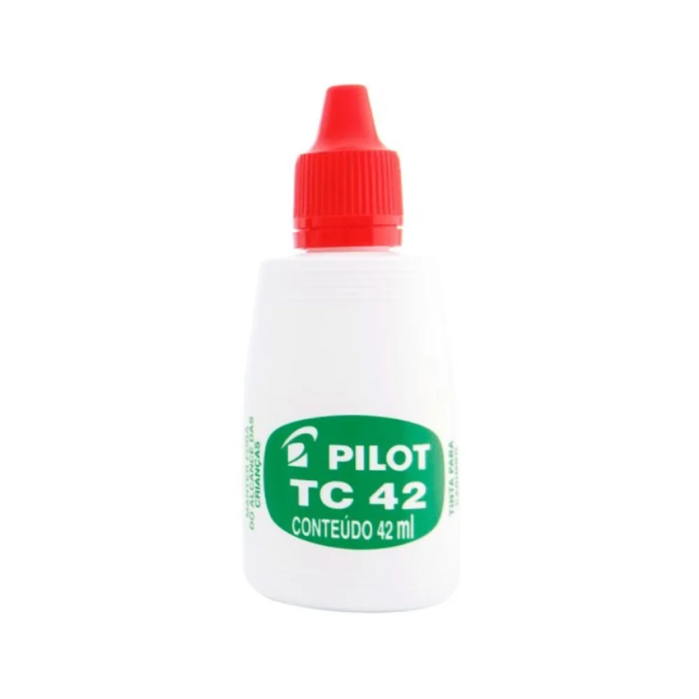 TINTA PARA CARIMBO TC 42 ML VERMELHA PILOT