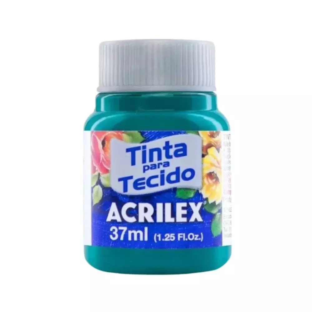 TINTA P/ TECIDO 37 ML ACQUA MARINA 803 ACRILEX