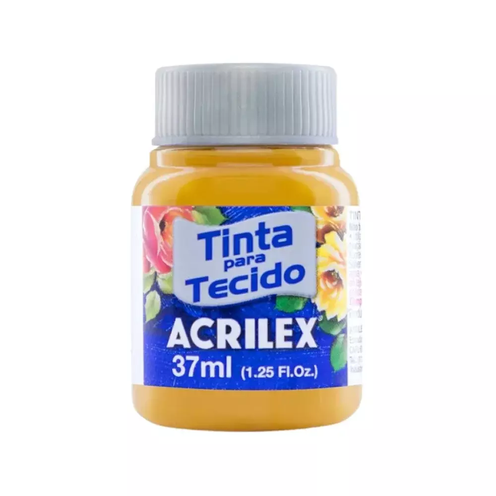 TINTA P/ TECIDO 37 ML AMARELO OURO 505 ACRILEX
