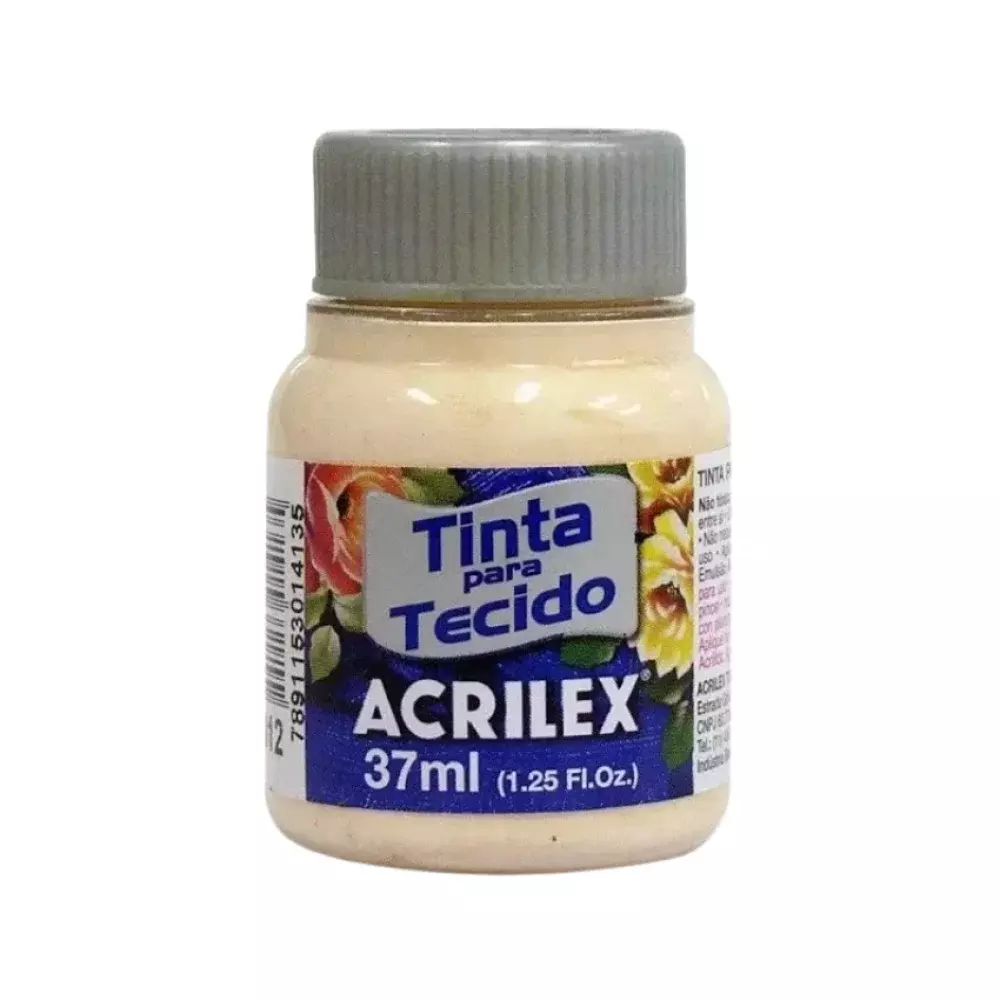 TINTA P/ TECIDO 37 ML SALMÃO BEBÊ 812 ACRILEX