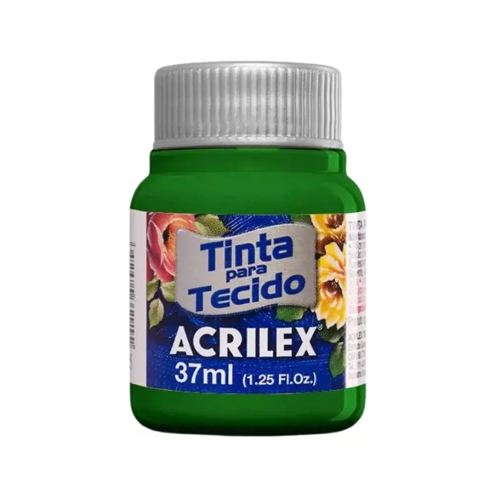 TINTA P/ TECIDO 37 ML VERDE MUSGO 513 ACRILEX